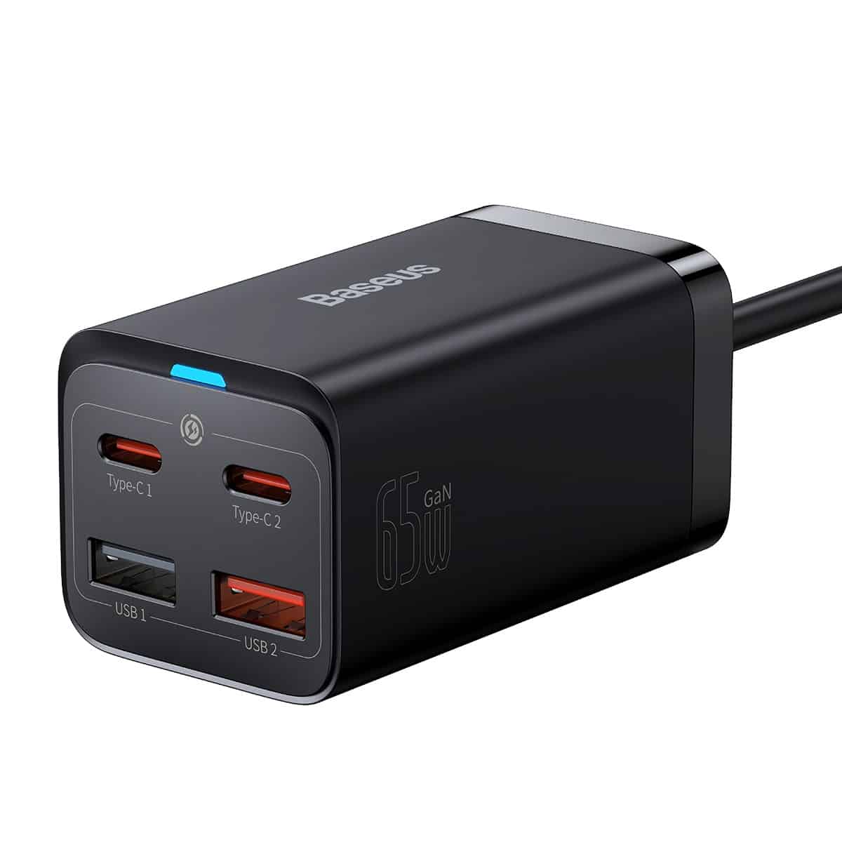 Baseus Gan3 Pro Desktop Powerstrip 2U+2C 100w CN Black Baseus Gan3 Pro Desktop Powerstrip 2U+2C 100w CN Black